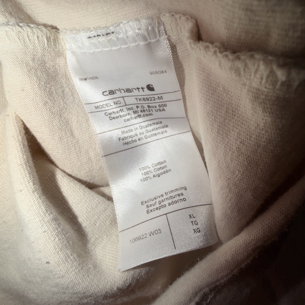 Carhartt Tan Dog Graphic Long Sleeve Shirt - Picture 11 of 11